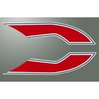 KITACO キタコ エイプ100 キタコ製CBシートカウル用ステッカーセット