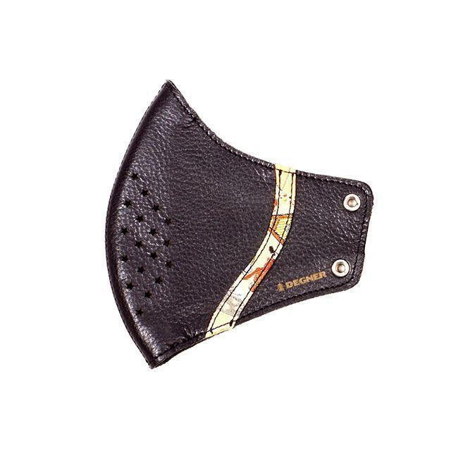 DEGNER デグナー CP-21 レザーフェイスマスク（平安/ブラック） バイク