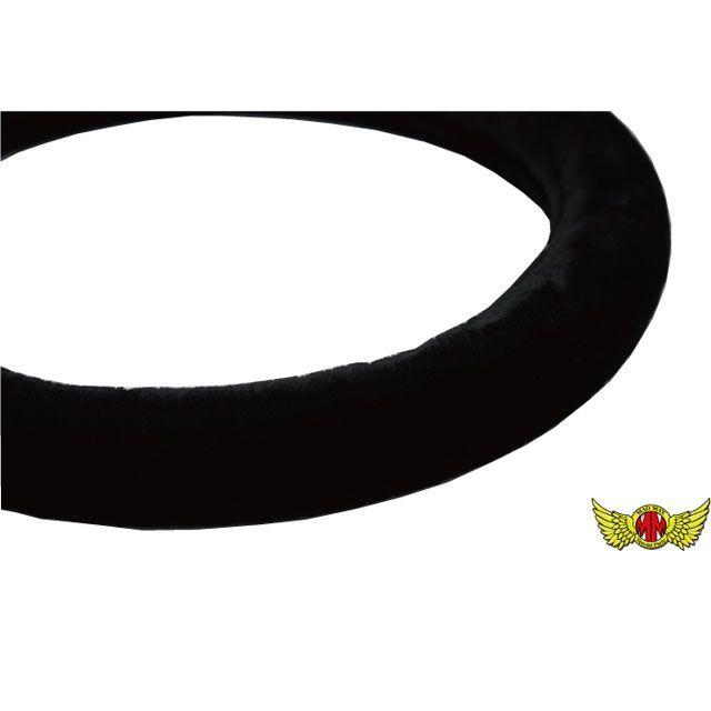 もこもこ マッドマックス もこもこ ハンドルカバー ロングフランネル ブラック