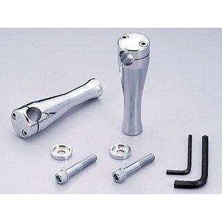ハリケーン(HURRICANE) ドラッグポスト 6インチ ストレート HURRICANE（ハリケーン） φ1インチ ハンドルポスト 6インチドラッグ