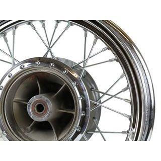 グッズ SR400/500 16インチキット スチールスポーク リア GOODS
