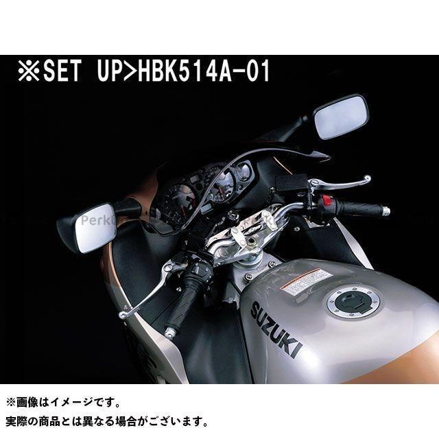 ハリケーン GSX1300Rハヤブサ バーハンドルキット カラー クロームメッキ＆シルバー タイプ フルステンレスブレーキホース HURRICANE_2