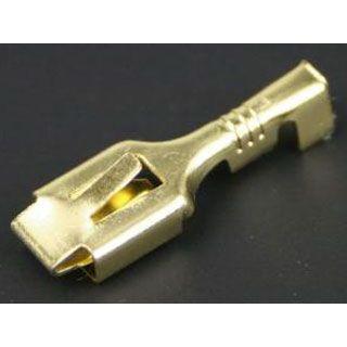 グッズ 汎用 平型ギボシ端子 メス 内容 本体×1 GOODS バイク