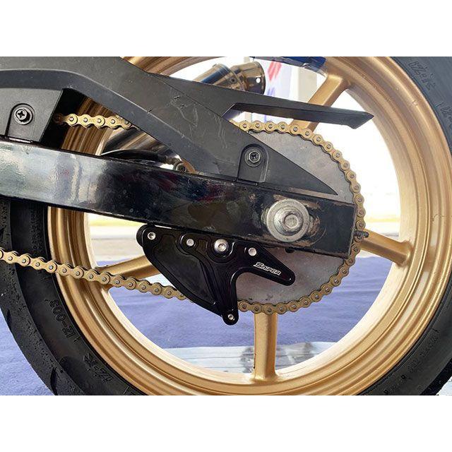 スナイパー 汎用 レーシングスタンドフック 黒 スプロケットガード付