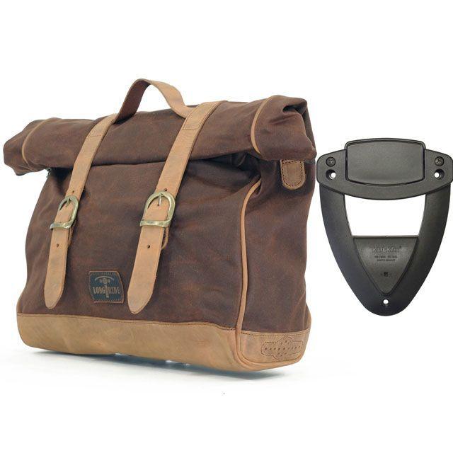 ロングライド ヘリテージ サドルバッグ CLICK-ON ロールトップ 18L 