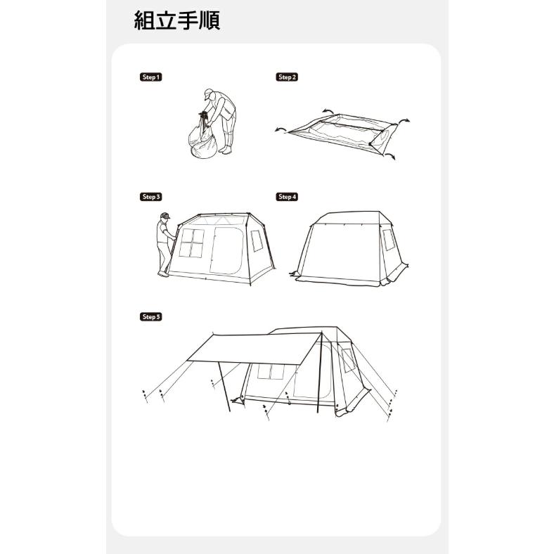 Naturehike 正規品 ネイチャーハイク Village 6.0 ワンタッチテント