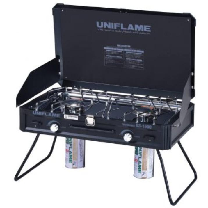 UNIFLAME ユニフレーム TWIN BURNER US-1900ブラック ユニフレーム UNIFLAME ツインバーナーUS-1900 ブラック LTD 610350
