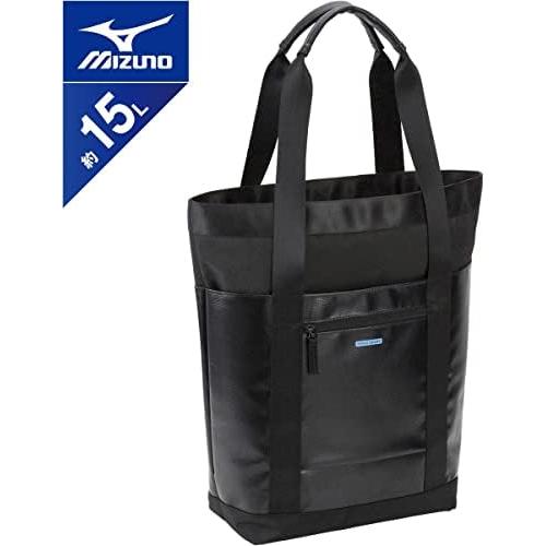 [ミズノ] トートバッグ ターポリントートバッグ ブラック 通学 スポーツ用 部活 ユニセックス 抗菌 抗ウイルス クレンゼ 33JD2011 ミズノ] トートバッグ ターポリントートバッグ ブラック 通学 スポーツ