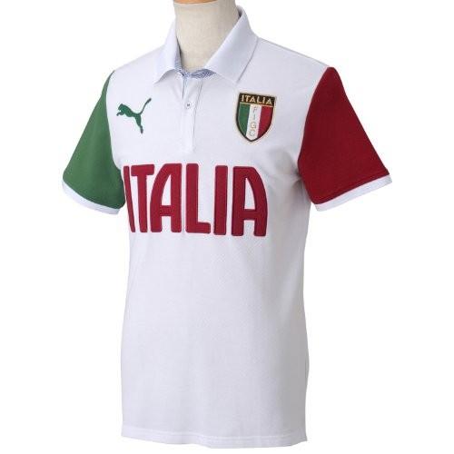 最大52％オフ プーマ PUMA サッカー FIGCイタリア SS ポロシャツ 746251 M 豪奢な ポメグラネイト マートル メンズ ホワイト 10