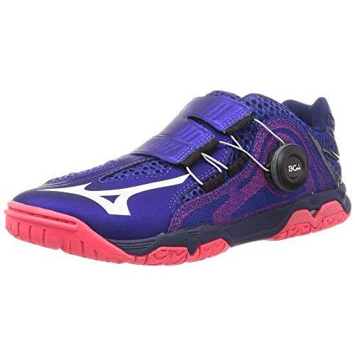 送料割引あり ミズノ 卓球シューズ ウエーブメダル Boa ブルー ホワイト ピンク 27 Cm 2e 直売一掃 Zephyr Tg
