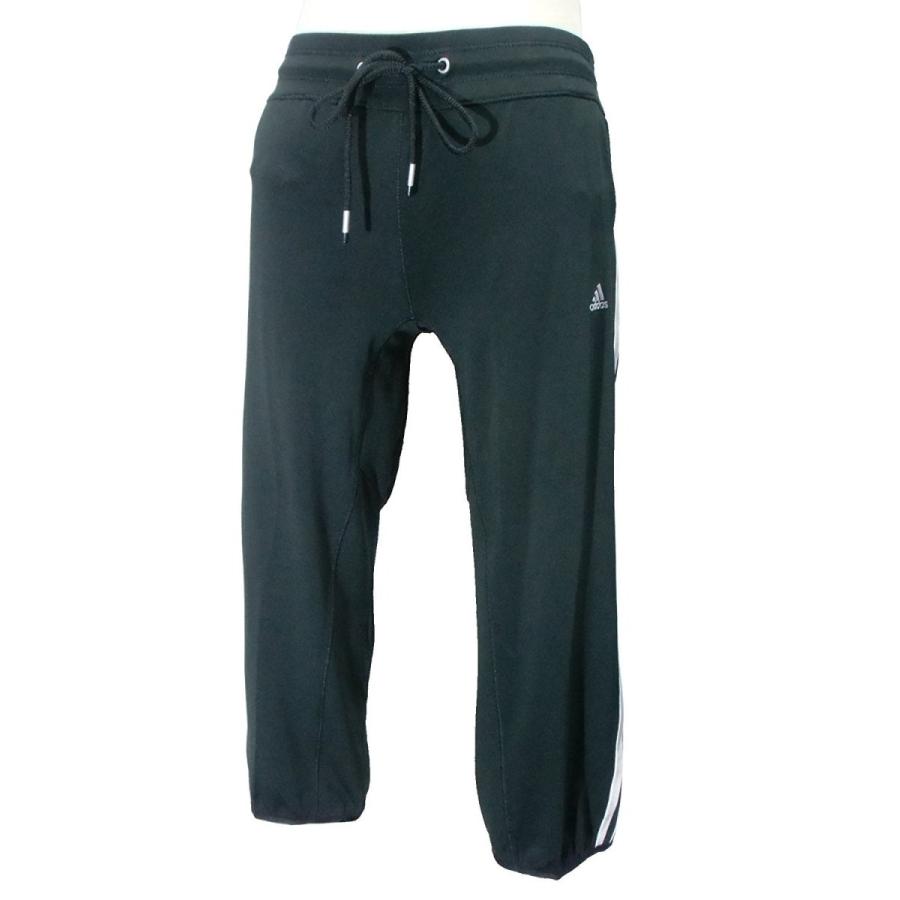 アディダス(adidas) レディース カプリパンツ ブラック/ホワイト D89411 Mサイズ ALH78D89411Mカンピスタ