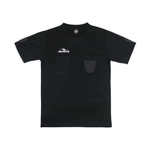 DALPONTE ダウポンチ レフェリーシャツ ブラック XLサイズ DPZ103｜campista