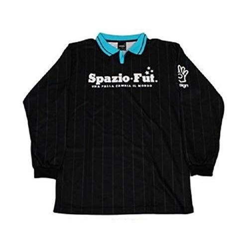 スパッツィオ Spazio ロングプラクティスポロシャツ GE-0169 Lサイズ BLKLBLUブラックライトブルー｜campista