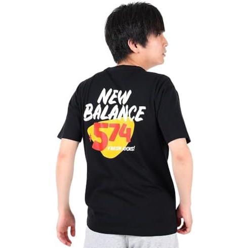 ニューバランス(New Balance) 半袖Tシャツ エッセンシャルズ 574 MT31523 メンズ ブラック XLサイズ｜campista｜04