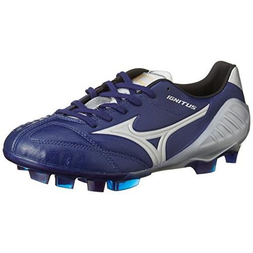 素晴らしい品質 ユニセックス サッカースパイク Md 03ネイビー シルバー スパイク ウェーブイグニタス4 ミズノ P1ga1731 P1ga 255 カンピスタ カンピスタの ミズノ Md 25 5