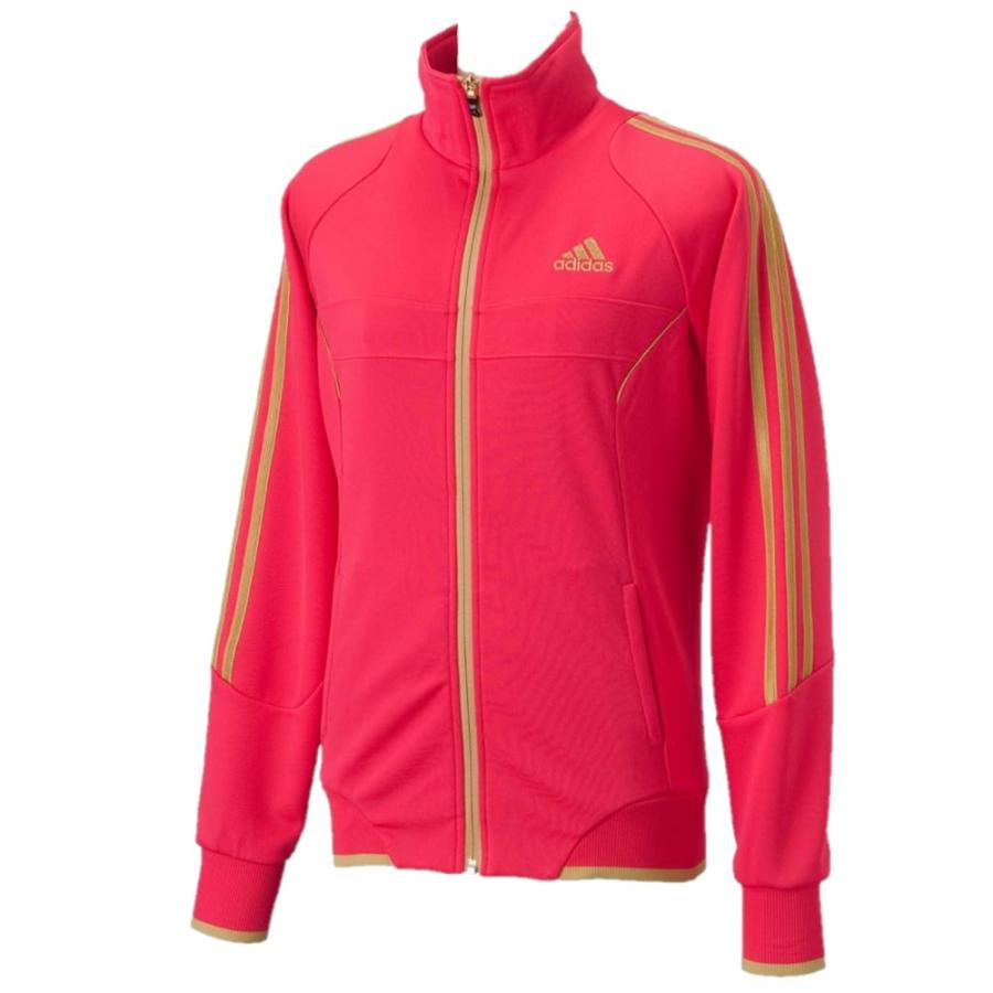 (アディダス)adidas adibright ウォームアップジャケット RA443 [レディース] O13669 フレッシュピンクS11/メタリックゴールド Lサイズ｜campista｜02