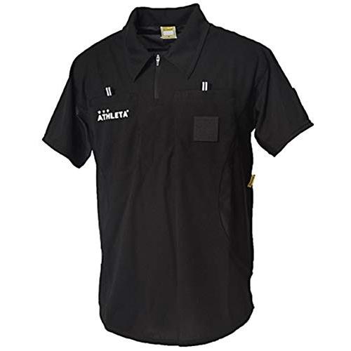 ATHLETAアスレタ 半袖レフェリーシャツ Sサイズ SP-046 70 BLK ブラック