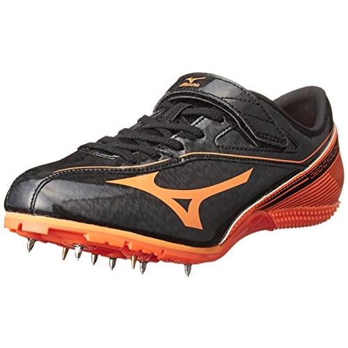ミズノ 陸上スパイク ジオサイクロン旧モデル 54ブラック×オレンジ 28.0cm