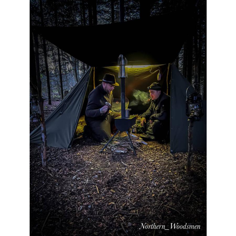 ブッシュクラフトスペイン】Lavvu ポーランド軍テント拡張幕 軍 ブッシュクラフトスペイン】Lavvu ポーランド軍テント拡張幕 軍