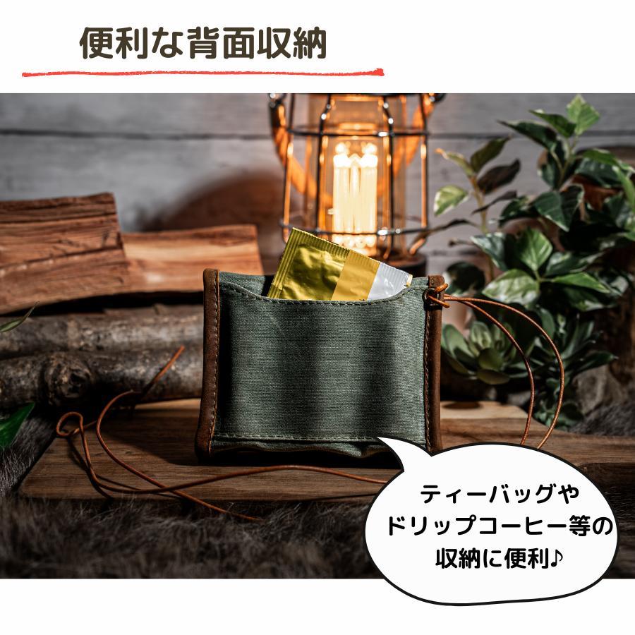 CAMPLUS】 スパイスケース 5口 調味料入れ ボックス 帆布 調味料収納