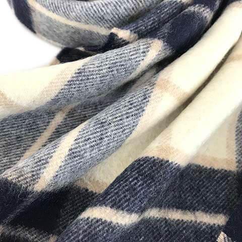 ジョンストンズ カシミア 中判ストール ノックモア 36cm Jhonstons of