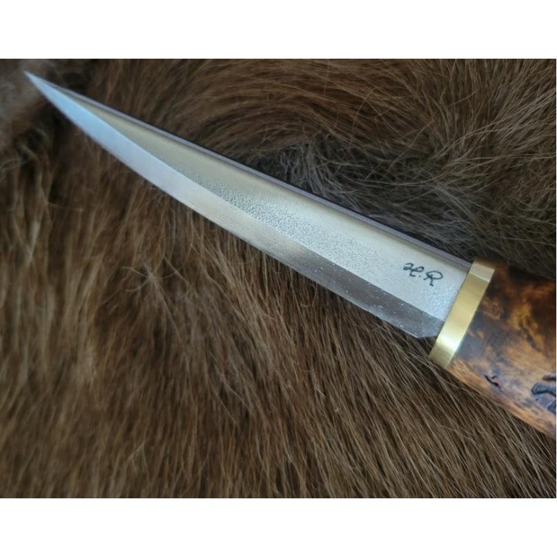 Roselli ロゼリ カービングナイフ【炭素鋼】【カーリーバーチ Roselli ロゼリ カービングナイフ【炭素鋼】【カーリーバーチ