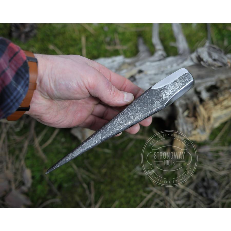 ウクライナ産】手鍛造 薪割り用ウェッジ-小 【SWAYTOBOR】くさび 楔