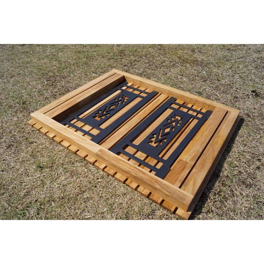 Oak standard folding solo table　CAMPOOPARTS　オーク　スタンダード　焚き火　ソロテーブルキャンプ オーパーツ |  | 03