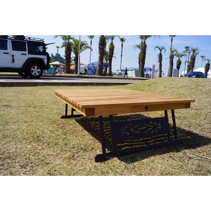 Oak standard folding solo table　CAMPOOPARTS　オーク　スタンダード　焚き火　ソロテーブルキャンプ オーパーツ |  | 05