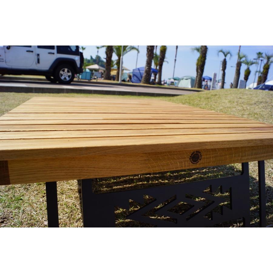 Oak standard folding solo table　CAMPOOPARTS　オーク　スタンダード　焚き火　ソロテーブルキャンプ オーパーツ |  | 06