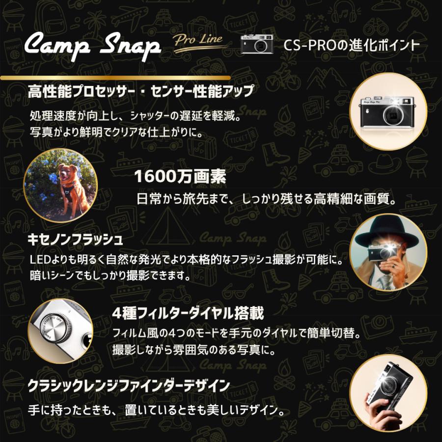 キャンプスナップ カメラ Camp Snap Camera Proスクリーンレスカメラ