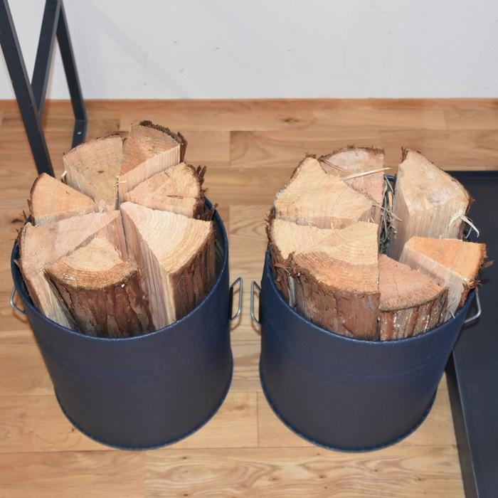 薪ストッカー18L【1個】D270×H310mm ウッドストッカー 薪置き 薪入れ