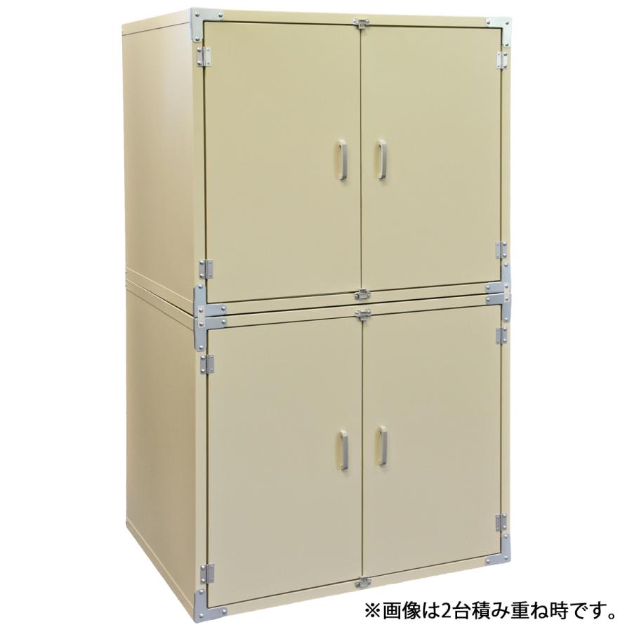 布団タンス 1台 丈夫なスチール製 日本製 布団約4枚収納 来客用布団