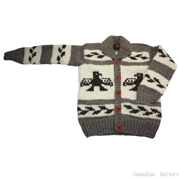 Sサイズ カウチンセーター カナダ・フライヤーフックス社製