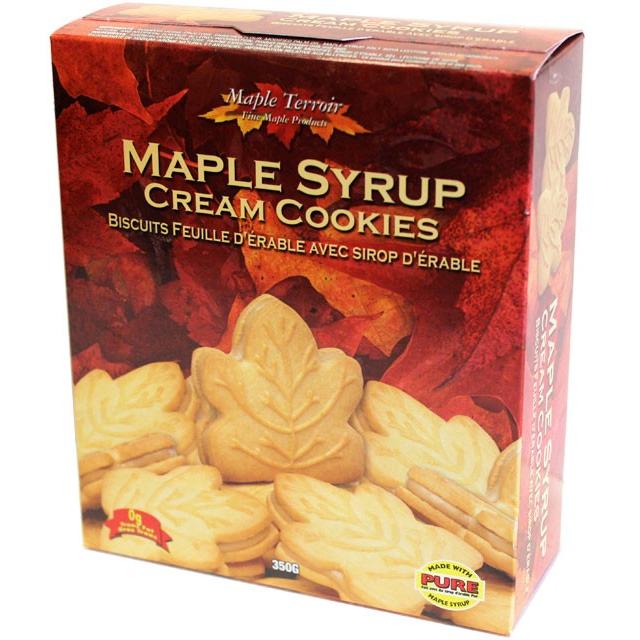 メープル クリーム クッキー 24枚入 350g ２４個 箱買い カナダ土産 人気不動１位 激安 カナダ旅行 おみやげ 大量 まとめ買い 24maplecookie カナダ土産専門店canadianspirit 通販 Yahoo ショッピング