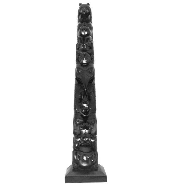 おせち トーテムポール TOTEM POLE 博物館再現品 CMC製 [ Bear Mother Totem ] 36cm