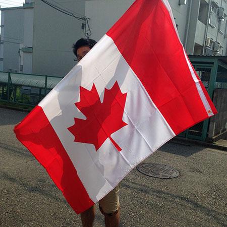 カナダ 国旗 カナダフラッグ Canada Flag 90 X150cm Canadaflag カナダ土産専門店canadianspirit 通販 Yahoo ショッピング
