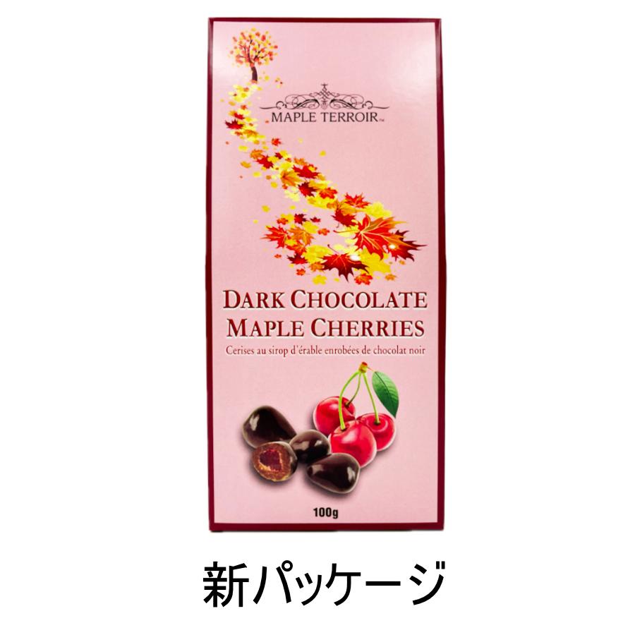 チェリー まるごと チョコレート 100g  カナダ 土産 メープルテルワー 人気 カナダ 旅行  日本語シールはがし |  | 07