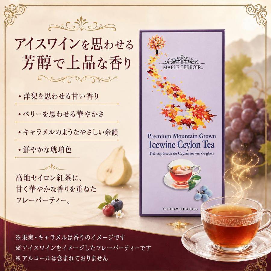 アイスワインティー 15袋入り 単品 高地 セイロン 紅茶 ピラミッド型