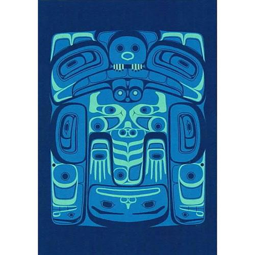 ネイティブ ポストカード アート イラスト デザイン カナダ 先住民 インディアン 雑貨 Ocean Is Our Life Force Pc109 カナダ土産専門店canadianspirit 通販 Yahoo ショッピング