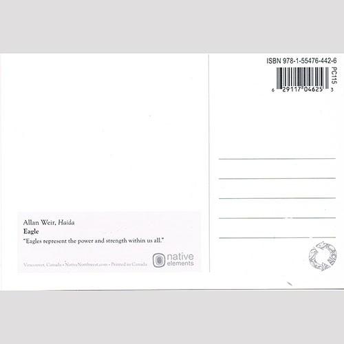 ポストカード ネイティブ アート イラスト デザイン カナダ 先住民 インディアン 雑貨 Eagle Pc115 カナダ土産専門店canadianspirit 通販 Yahoo ショッピング
