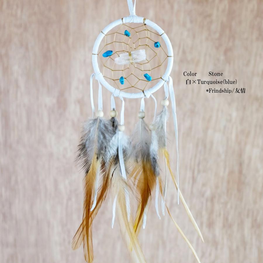 ドリームキャッチャー 本物 オジブア族 インディアン ハンドメイド 2.5