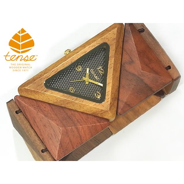 カナダ製 Tense ウッドウォッチ 木製腕時計 メンズ レディース 日本製ムーブメント 安心の国内メンテナンス対応