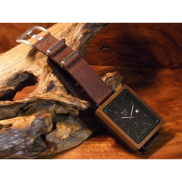 tense テンス 日本総輸入元 2年保証 カナダ 木製 34mm 腕時計 ウッド