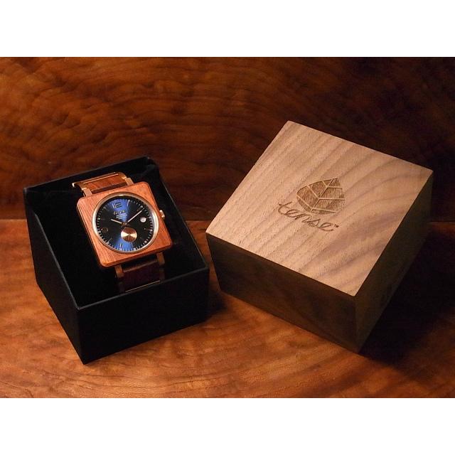 tense テンス 日本総輸入元 2年保証 カナダ 木製 40mm 腕時計 ウッド