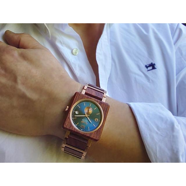 tense テンス 日本総輸入元 2年保証 カナダ 木製 40mm 腕時計 ウッド