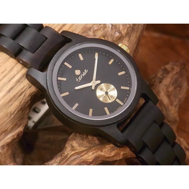 tense テンス 日本総輸入元 2年保証 カナダ 木製 40mm ウッドウォッチ