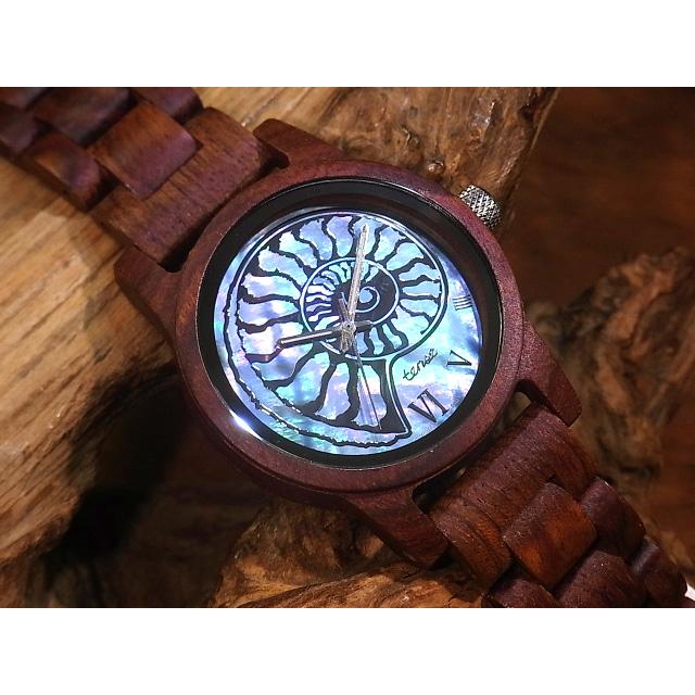tense テンス 日本総輸入元 2年保証 カナダ 木製 40mm ウッドウォッチ