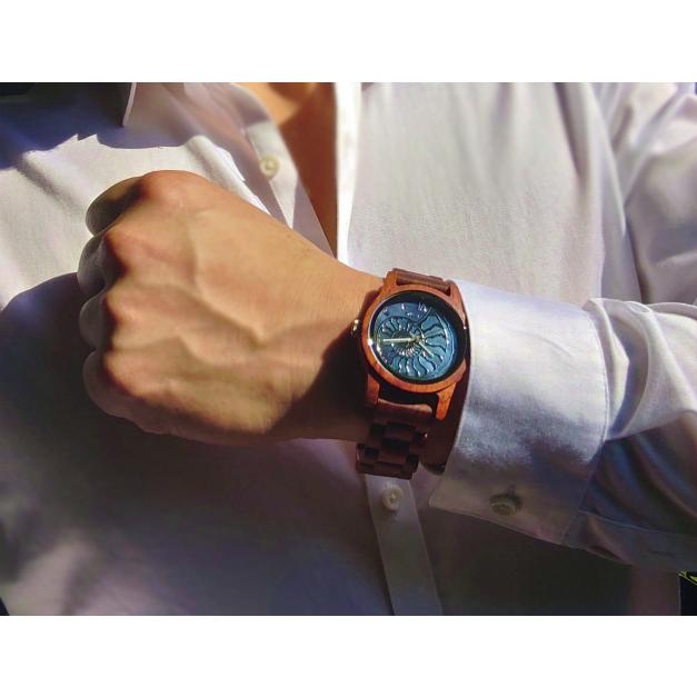 tense テンス 日本総輸入元 2年保証 カナダ 木製 40mm ウッドウォッチ