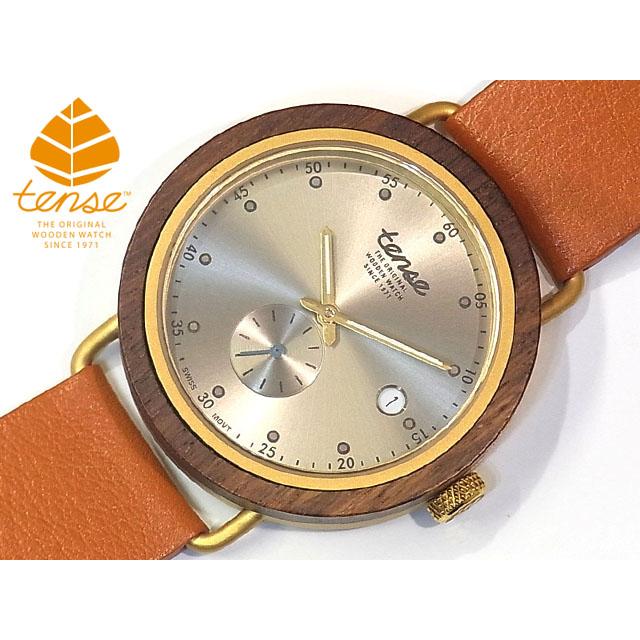 tense テンス 日本総輸入元 2年保証 カナダ 木製 40mm ウッドウォッチ